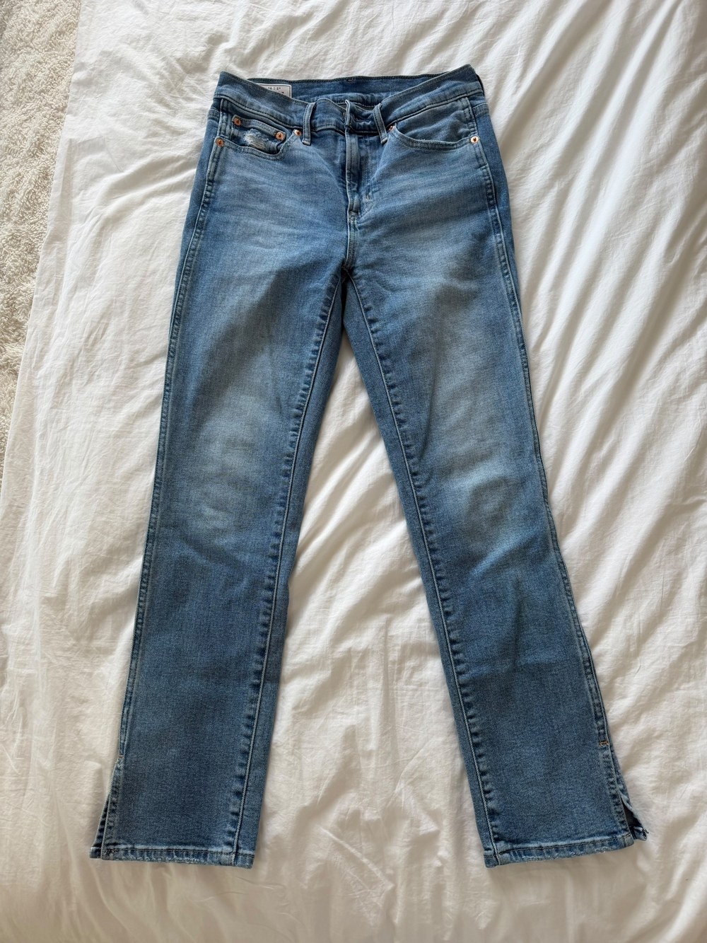 Gap Vintage Slim Mid Rise Women's Jeans Size 26 / 2 R Blue Stretch Ankle Classic